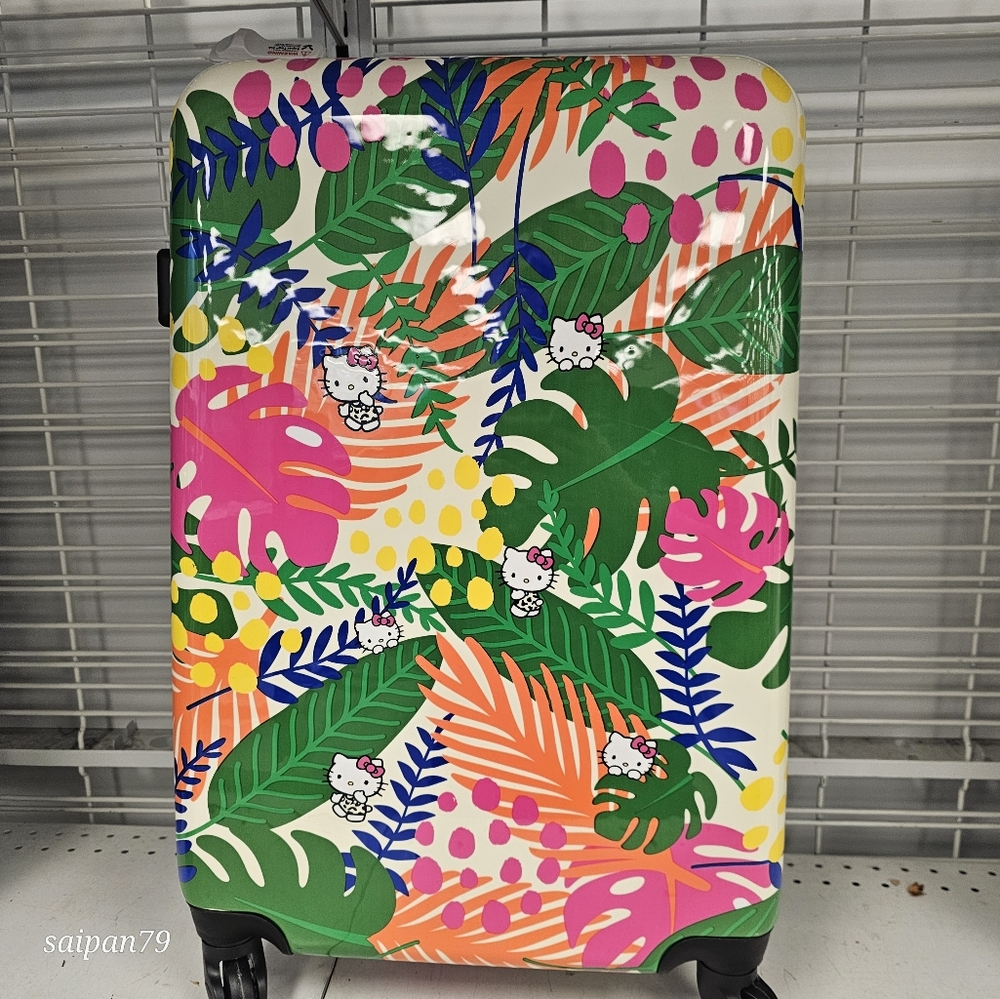 Hello Kitty Tropical Print Suitcase